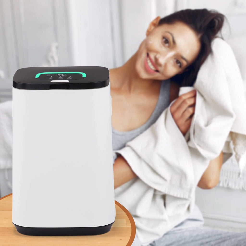 Towel Warmer Bucket Style, Large Towel Heater with Adjustable Timer, 24H Delayed Appointment, Fragrance Holder, Auto Shut Off, Fits up to Two Oversized Towels for Bathroom, Hot Tub, Spa